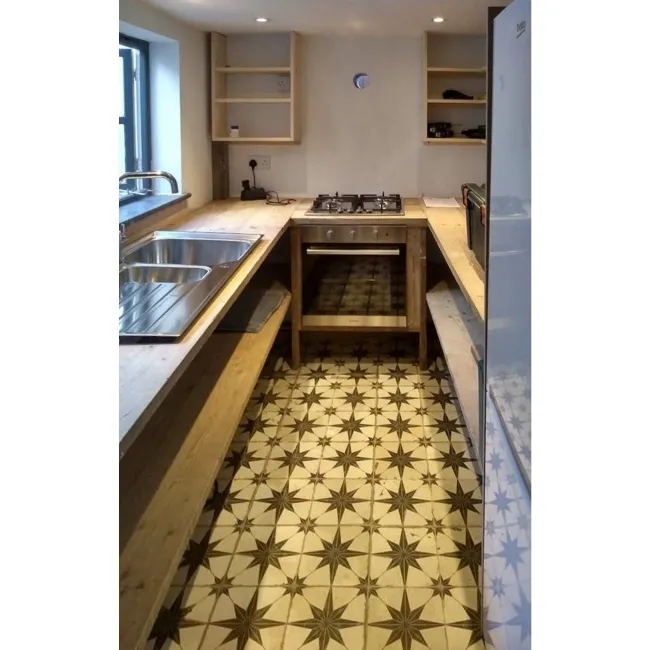 Metropolis Star Black Wall and Floor Tiles