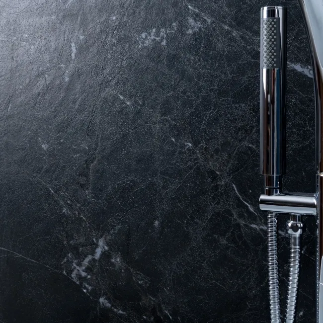 Neeko Black Stone Effect Matt Porcelain Tile