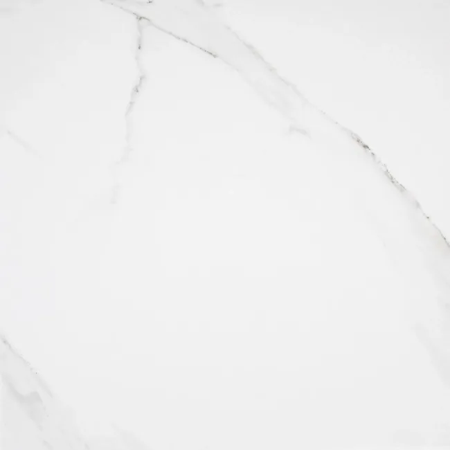 Place White Polished Marble Effect Floor Tile