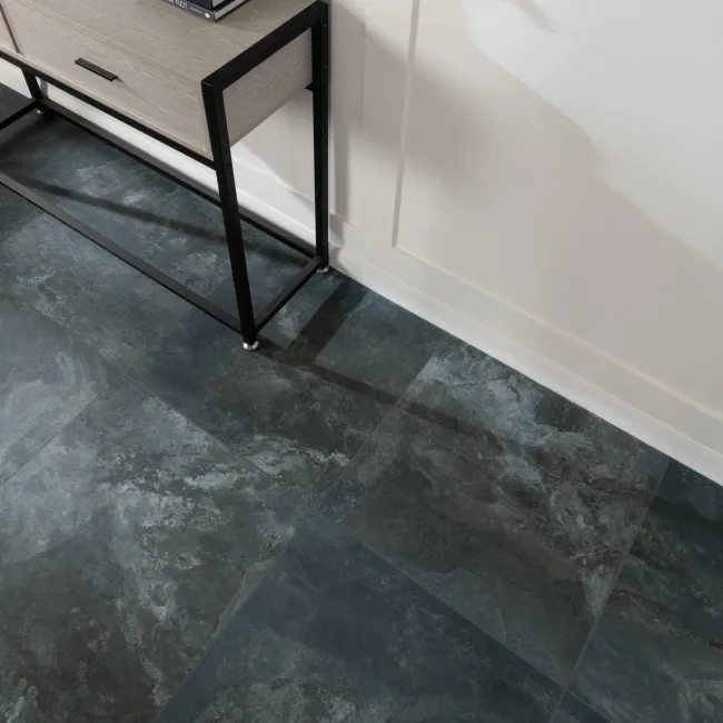 Slate Way Blue Matt Porcelain Floor Tile