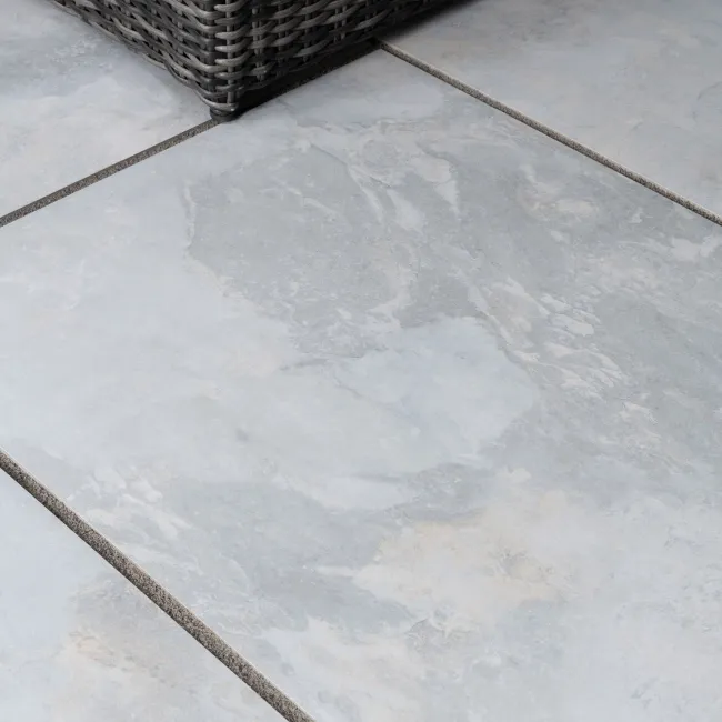 Slate Way Light Grey Matt Porcelain Outdoor Slab