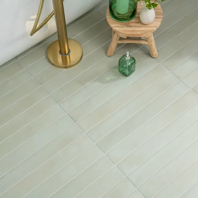 Stonella Green Stone Effect Matt Porcelain Wall and Floor Tile
