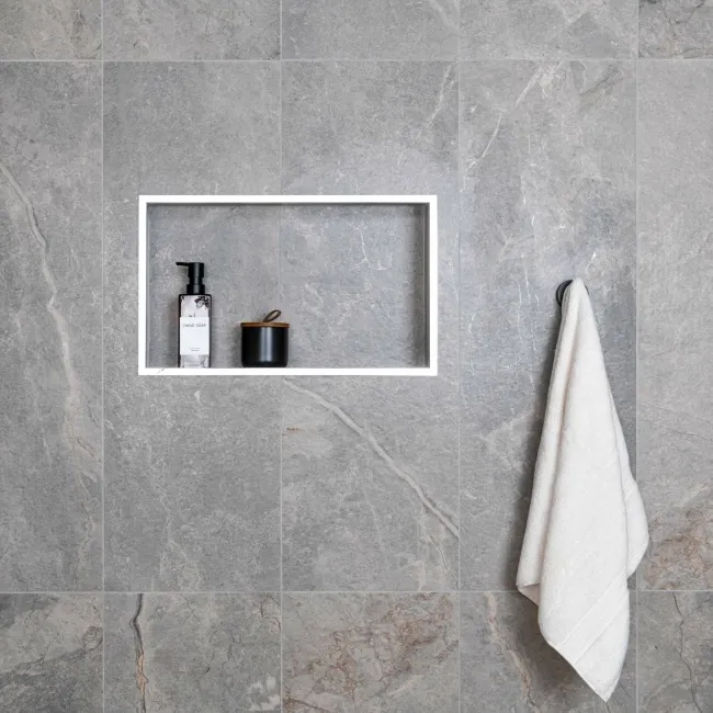 Tuscan Greige Stone Effect Matt Ceramic Wall Tile