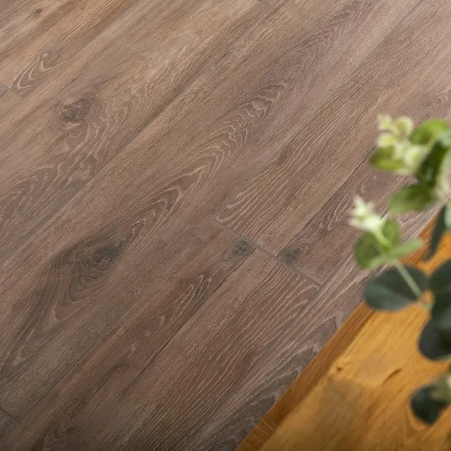 Verbier Dark Brown Large Wood Effect Anti-Slip Matt Porcelain Floor Tile