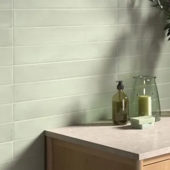 Stonella Green Stone Effect Matt Porcelain Wall and Floor Tile