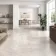 Volcanic Ivory Marble Effect Matt Porcelain Tile