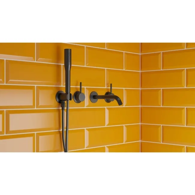 Gloss Wall Orange Metro Tiles