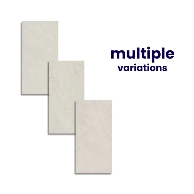 Muse White Italian Polished Porcelain Wall and Floor Tiles