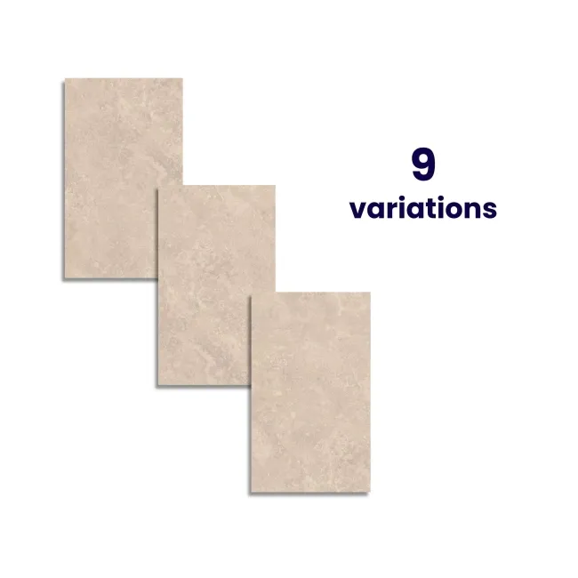 Rapolano Cream Travertine Effect Matt Ceramic Wall Tile