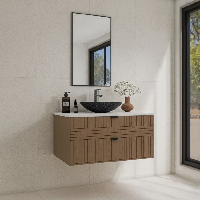 Everlast White Concrete Effect Matt Porcelain Wall & Floor Tile