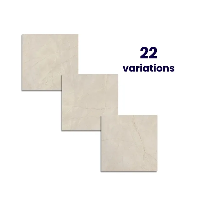 Tundra Beige Limestone Effect Matt Porcelain Floor Tile