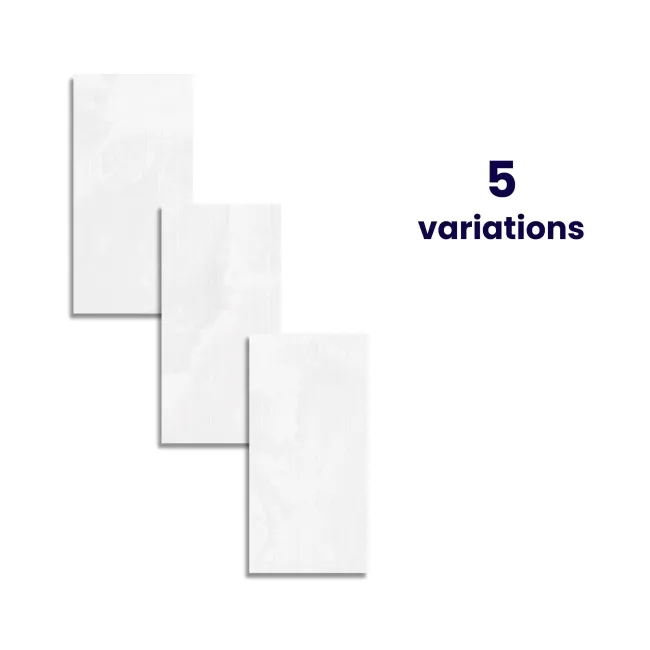 Precious White Linea Decor Onyx Marble Effect Matt Porcelain Tile