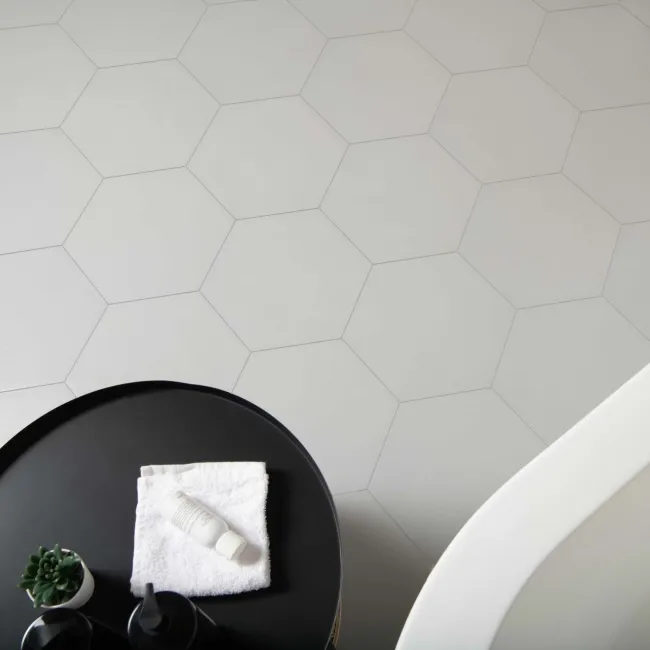 Apollo Hexagon Grey Wall and Floor Tile
