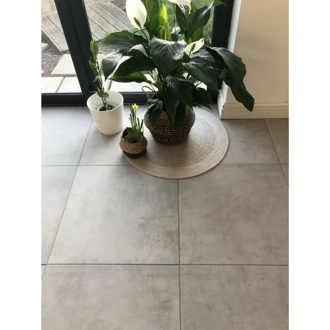 Urban Grey Matt Porcelain Floor Tiles 