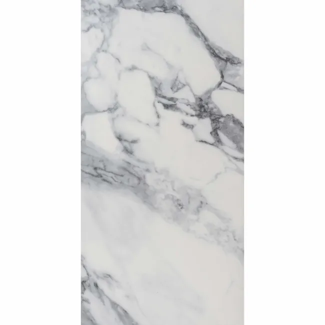 Marble Deluxe White Grouted Tile Effect Luxury Click Vinyl Flooring 5.5mm