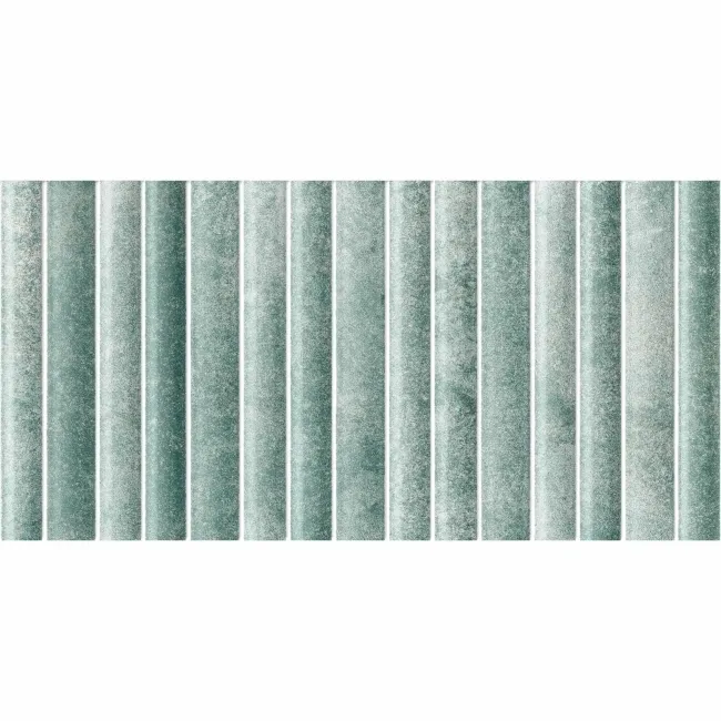 Rubik Green Kit Kat Effect Gloss Ceramic Wall Tile