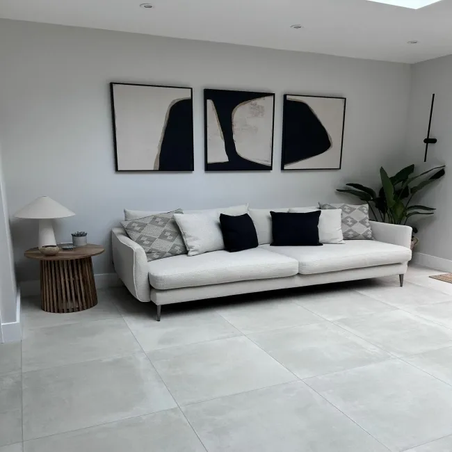 Maddox Light Grey Anti Slip Porcelain Floor Tile