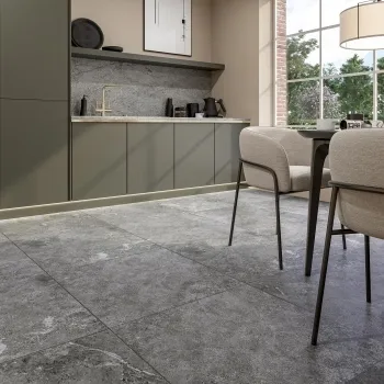 Baltico Grey Stone Effect Matt Porcelain Floor Tile