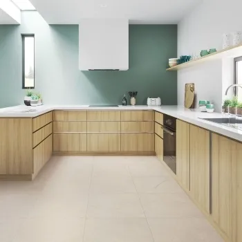 Tundra Beige Limestone Effect Matt Porcelain Floor Tile