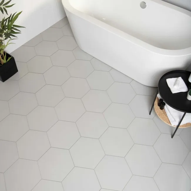 Apollo Hexagon Grey Wall and Floor Tile