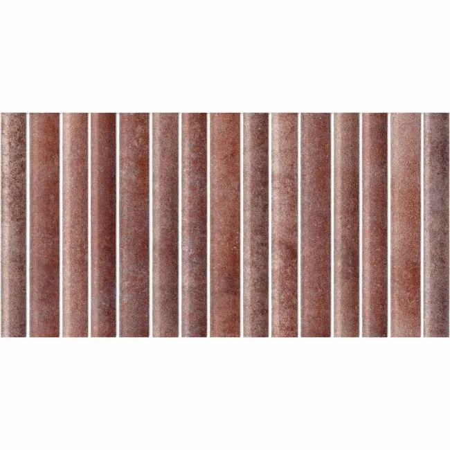 Rubik Garnet Red Kit Kat Effect Gloss Ceramic Wall Tile