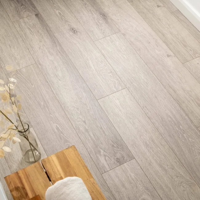 Willow Grey Oak Luxury Click Vinyl Flooring 5mm