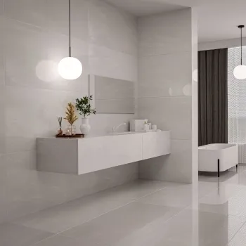 Precious Grey Onyx Marble Effect Polished Porcelain Tile