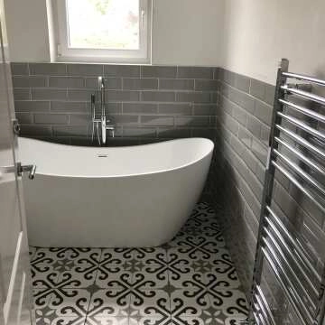 Derby Pattern Porcelain Floor Tiles