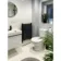 Carrara White Gloss Marble Effect Rectified Vitrified Ceramic Floor Tile
