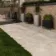 Classic Beige Travertine Effect Matt Porcelain Outdoor Slab Tile