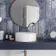 Zellige Navy Blue Gloss Porcelain Tile