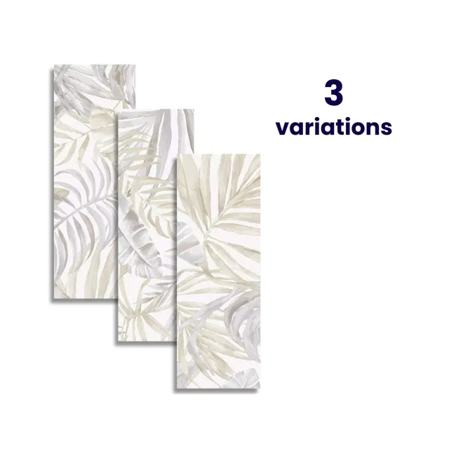 Idyllic Floral Art Decor Matt Large Ceramic Wall Tile