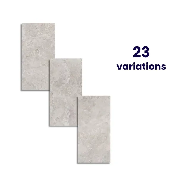 Premiere Grey Stone Effect Matt Ceramic Wall Tile