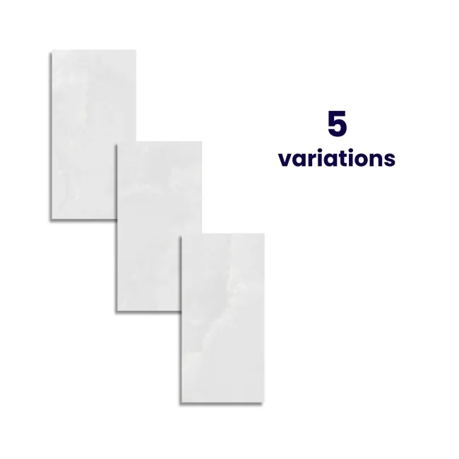 Precious Grey Onyx Marble Effect Matt Porcelain Tile