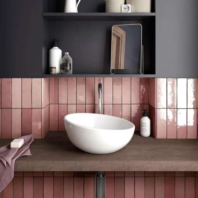 Artesano Rose Mallow Wall Tiles