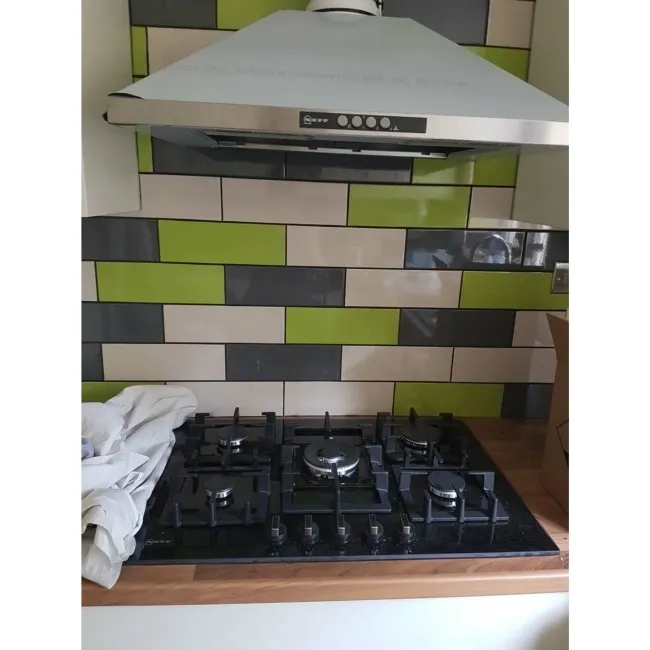 Linear Dark Grey Gloss Wall Tiles