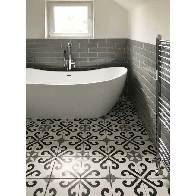 Derby Pattern Porcelain Floor Tiles