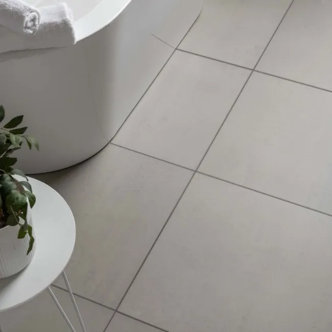 Lounge Light Grey Matt Porcelain Floor Tile