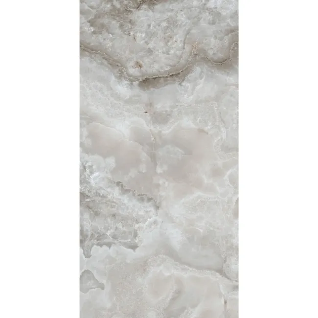 Scarlet Grey Onyx Marble Effect Polished Porcelain Tile