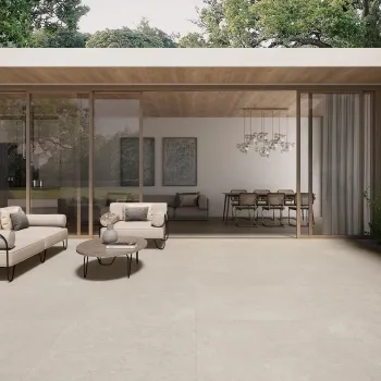 Batela Beige Stone Effect Matt Large Porcelain Outdoor Slab