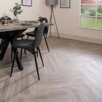 Timber Smokey Grey Wood Effect Matt Porcelain Floor Tile