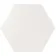 Hexagon White Wall and Floor Tile