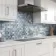 Raindrop Blue Glass Mosaic 300x300