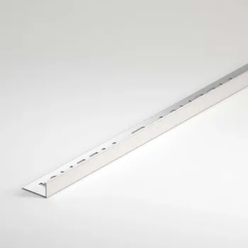 10mm White Square Edge Metal Trim