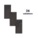 Mustang Black Slate Effect Matt Porcelain Wall and Floor Tile