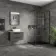 Marmostone Anthracite Rectified Matt Stone Effect Porcelain Wall and Floor Tile