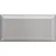 Metro Retro Bevelled Smokey Grey Gloss Wall Tile