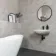 Bercy Chevron Decor Grey Concrete Effect Matt Ceramic Wall Tile