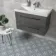 Bernini Light Grey Gloss Marble Effect Ceramic Wall Tile