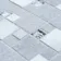 Comet White Square Stone Mosaic 300x300